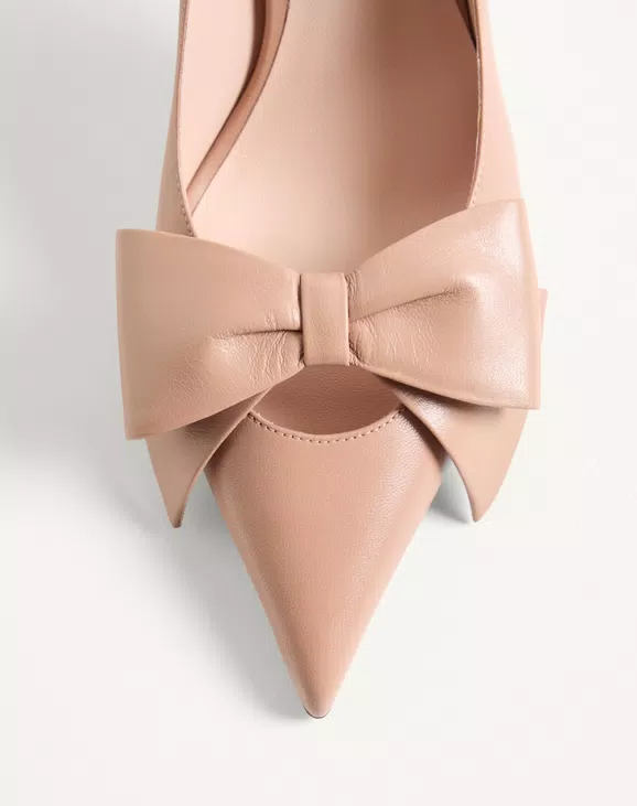 Valentino Bowow Pump In Kidskin 100Mm - Image 3